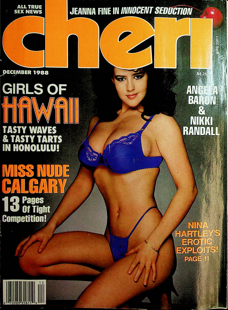 Cheri Magazine  Angela Baron & Nikki Randall / Nina Hartley  December 1988    011222lm-dm