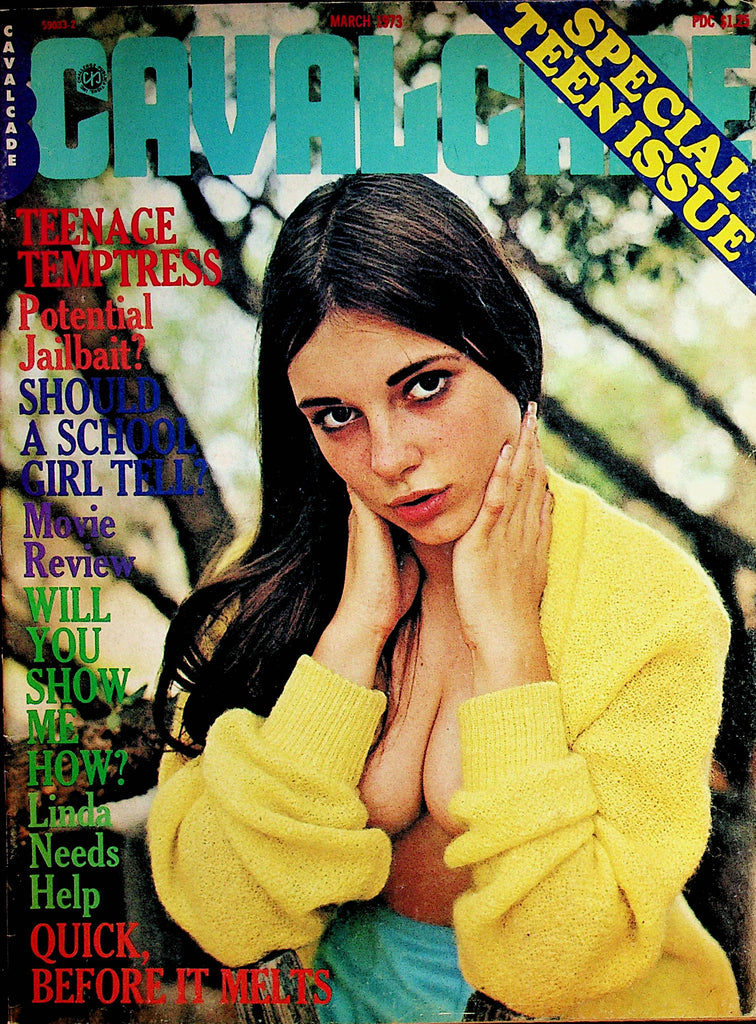 Cavalcade Busty Magazine  Cindy Lou  March 1973   Special Teen Issue  18+  062822lm-p2