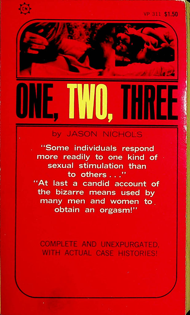 One, Two, Three Novel  Sexual Stimulation  by Jason Nichols 1968 Viceroy Book   110521lm-dm2