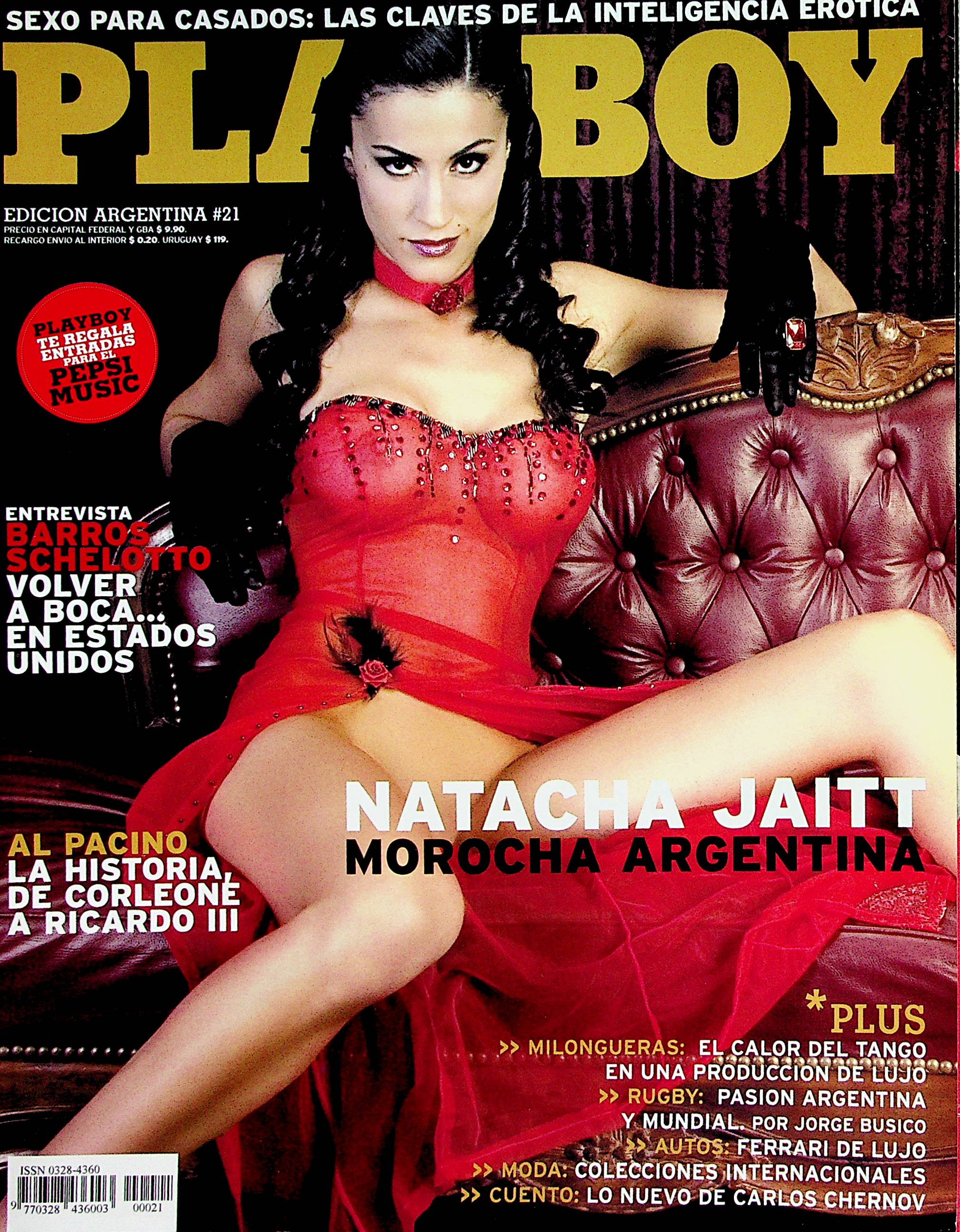 Playboy Argentina International Magazine Natacha Jaitt / Al Pacino #21 –  Mr-Magazine