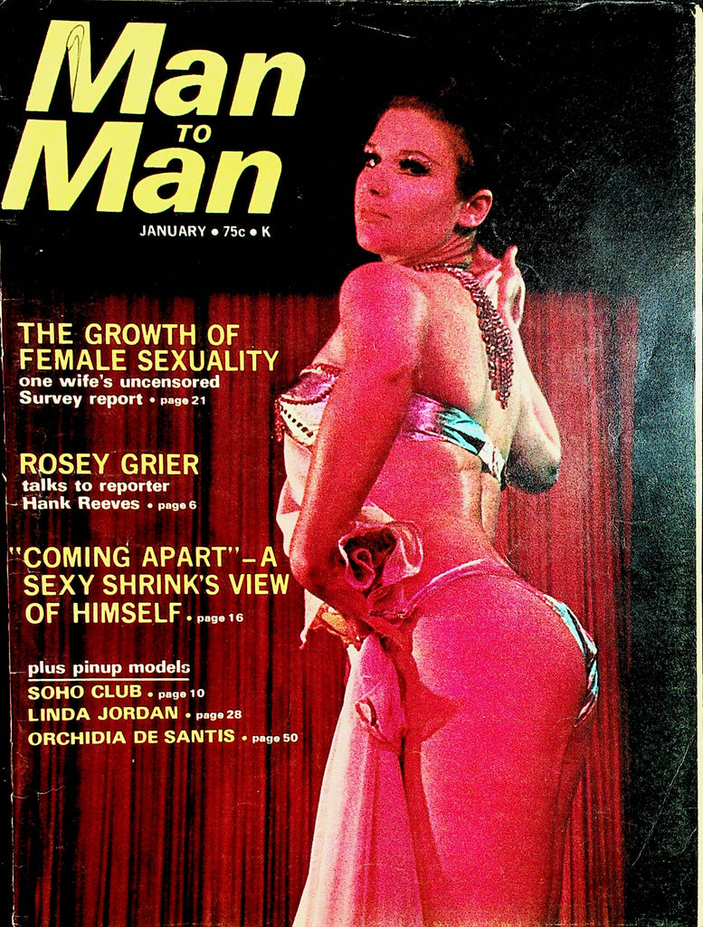 Man To Man Busty Magazine  Orchidia  De Santis  January 1970      121421lm-dm