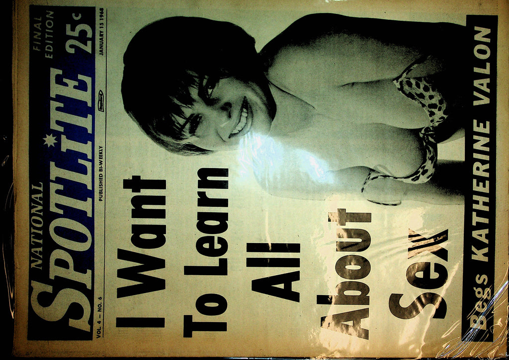 National Spotlite Newspaper  Katherine Valon-Wants To Learn About Sex  January 15, 1968   100720lm-amsh