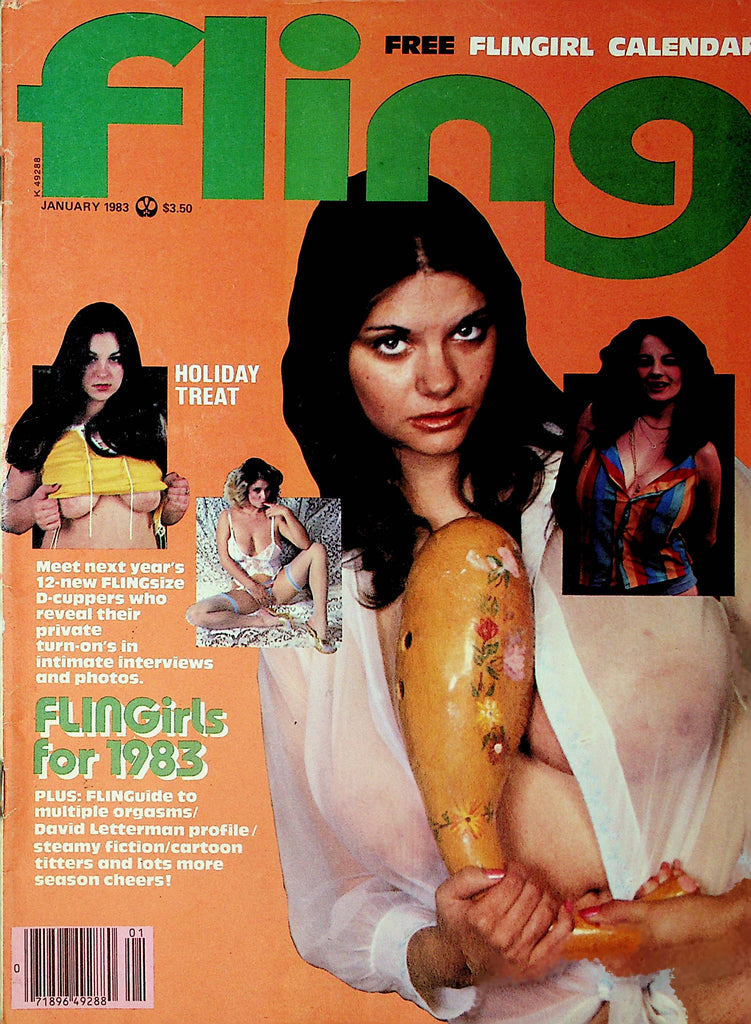 Fling Busty Magazine   Mary Waters  w/Calendar  January 1983   112621lm-dm