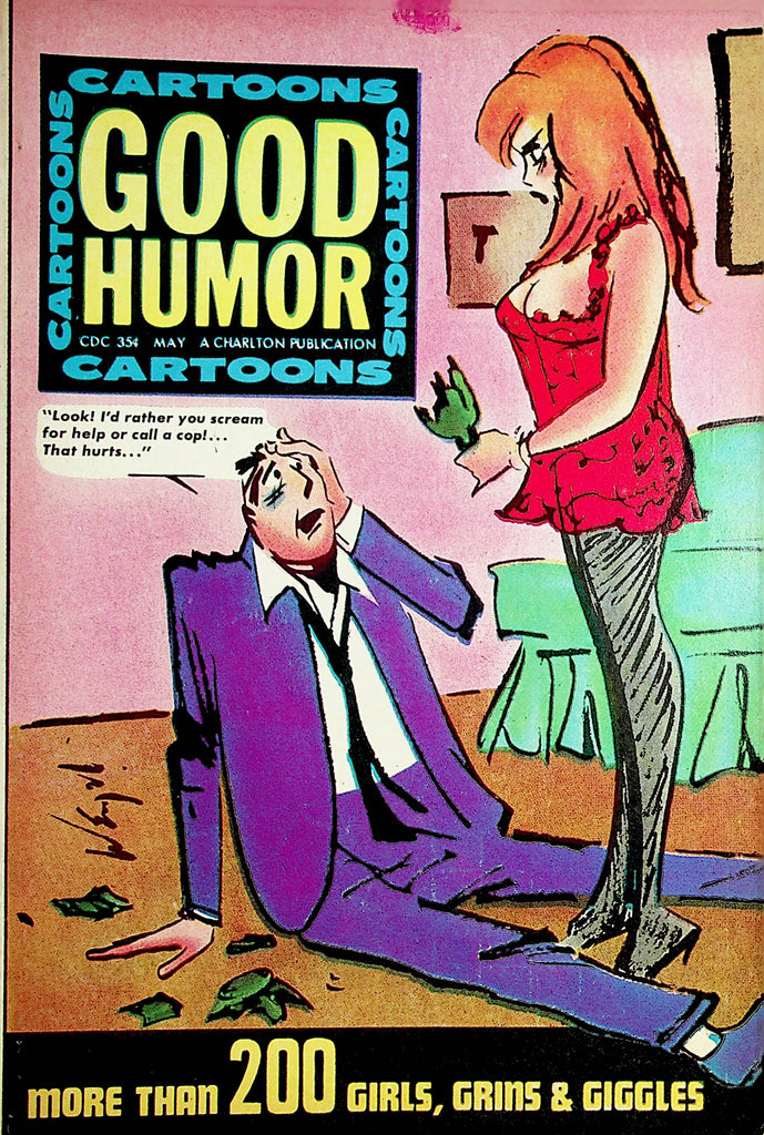 Good Humor Cartoons Vintage Magazine  200 Girls, Grins & Giggles  #39  May 1971     100421lm-dm