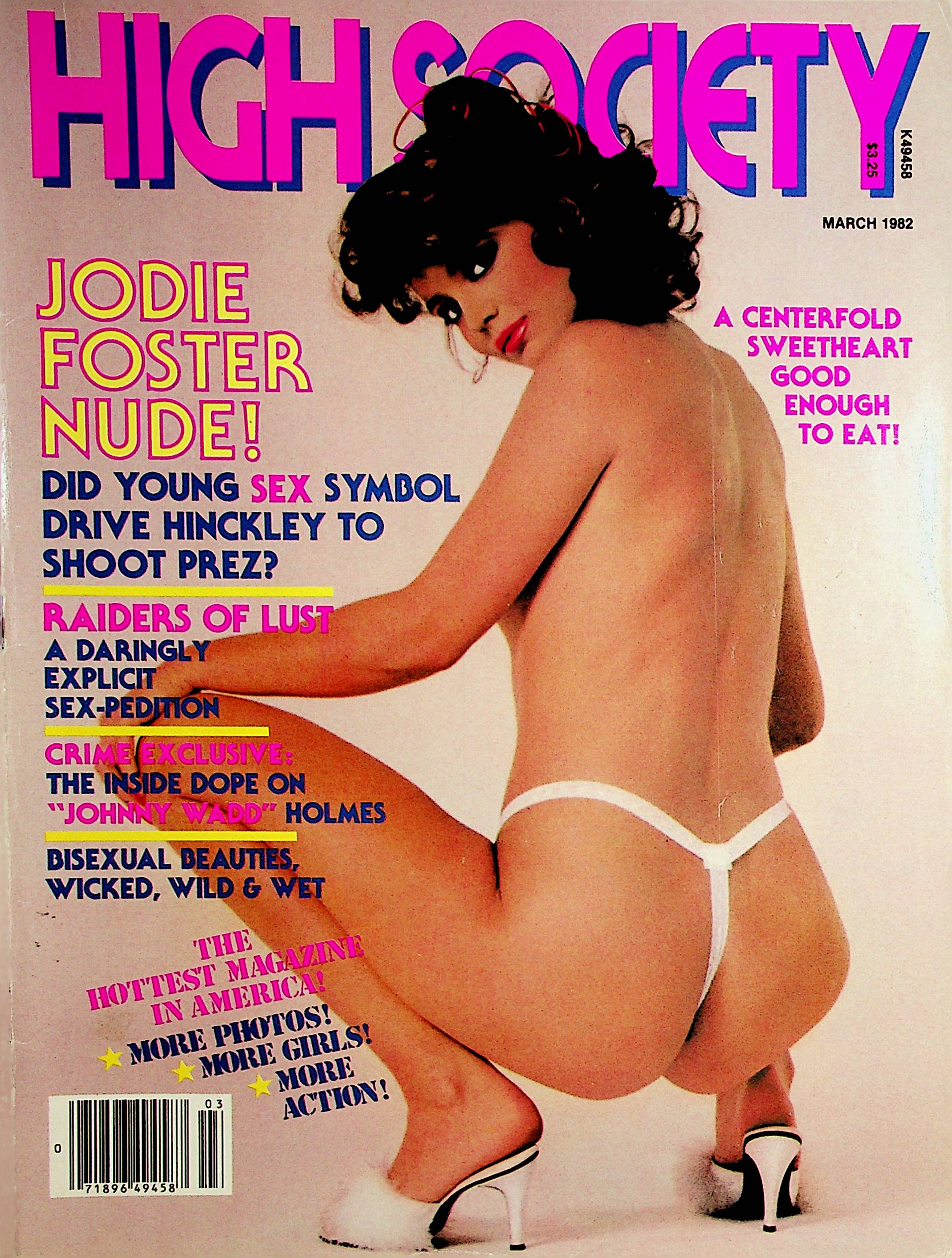 High Society Magazine Jodie Foster Nude / John Holmes March 1982 01152