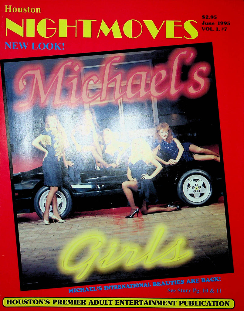 Houston Night Moves Magazine Michael's Girls June 1995 010223RP