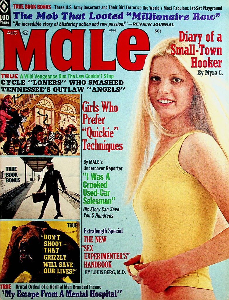 Male Vintage Magazine  Girls Who Prefer "Quickie" Techniques  August 1972    112321lm-dm