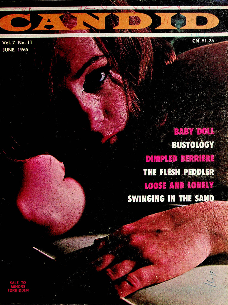 Candid Busty Magazine  Centerfold Girl Rose  June 1965     072322lm-p