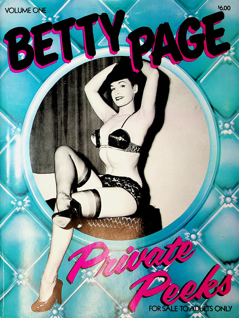 Betty Page Private Peeks Magazine  vol.1  1978  081320lm-sh