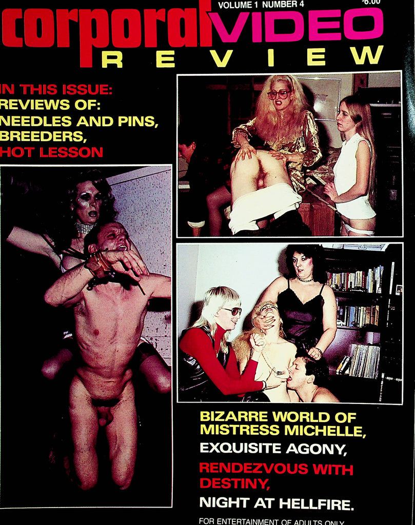 Corporal Video Review Magazine  Rendezvous With Destiny  vol.1 #4 1985  Esoteric Press      011022lm-dm