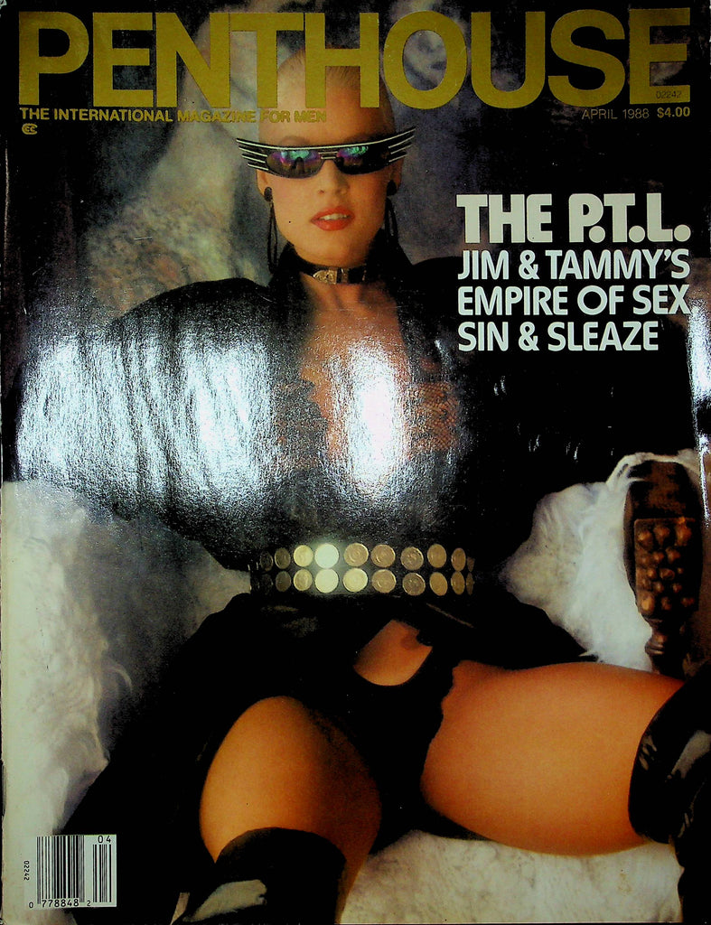 Penthouse Magazine Jim Tammy & Jackie Mason April 1988 011323RP