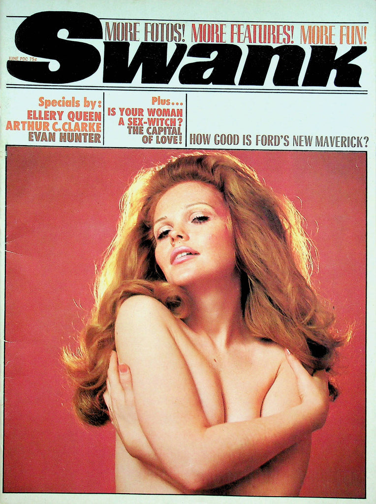Swank Magazine Ellery Queen Arthur C. Clarke June 1969 042822RP