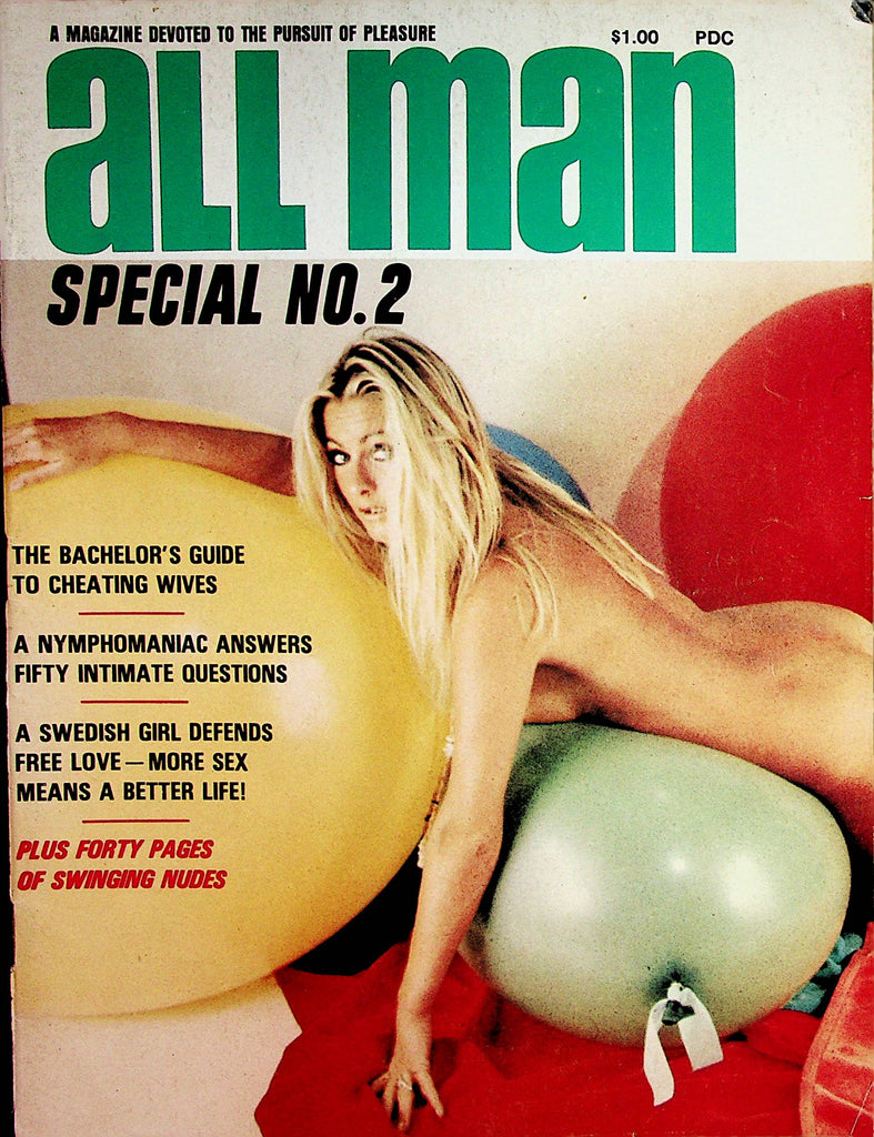 All Man Busty Magazine  Centerfold Girl Busty Joy Lowe   Special #2 1968    070322lm-p