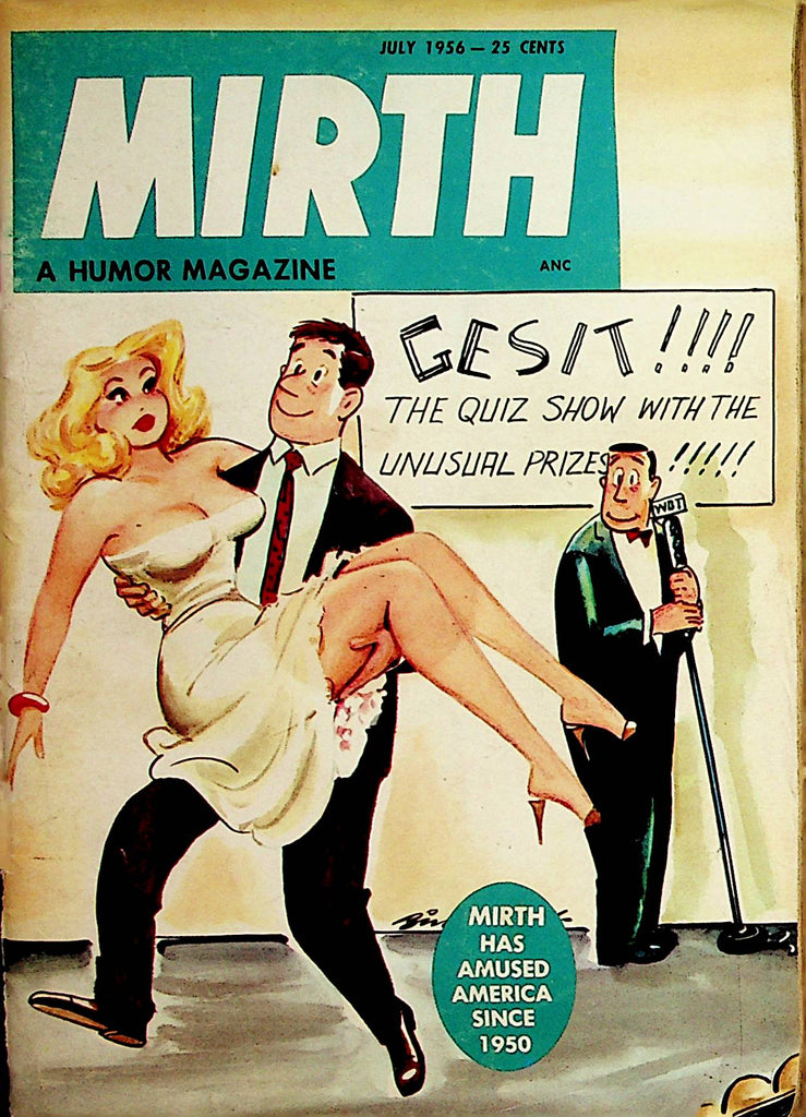 Mirth Vintage Humor Digest  July 1956     032322lm-p