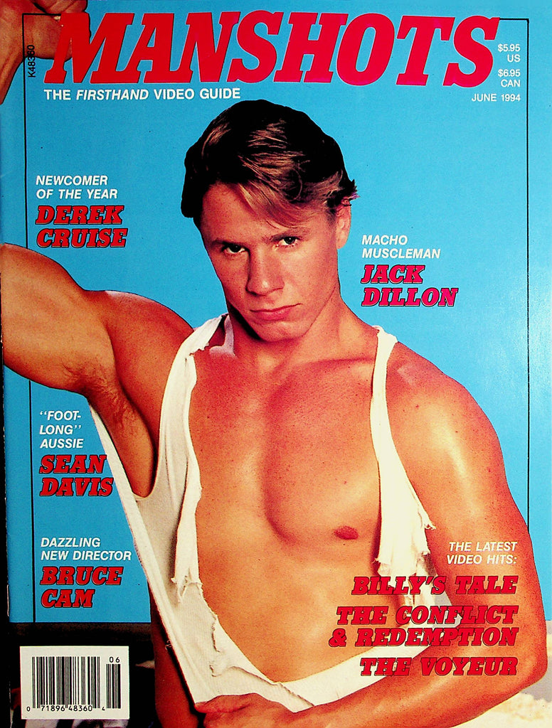 Manshots Gay Magazine  Derek Cruise / Jack Dillon  June 1994    100121lm-dm