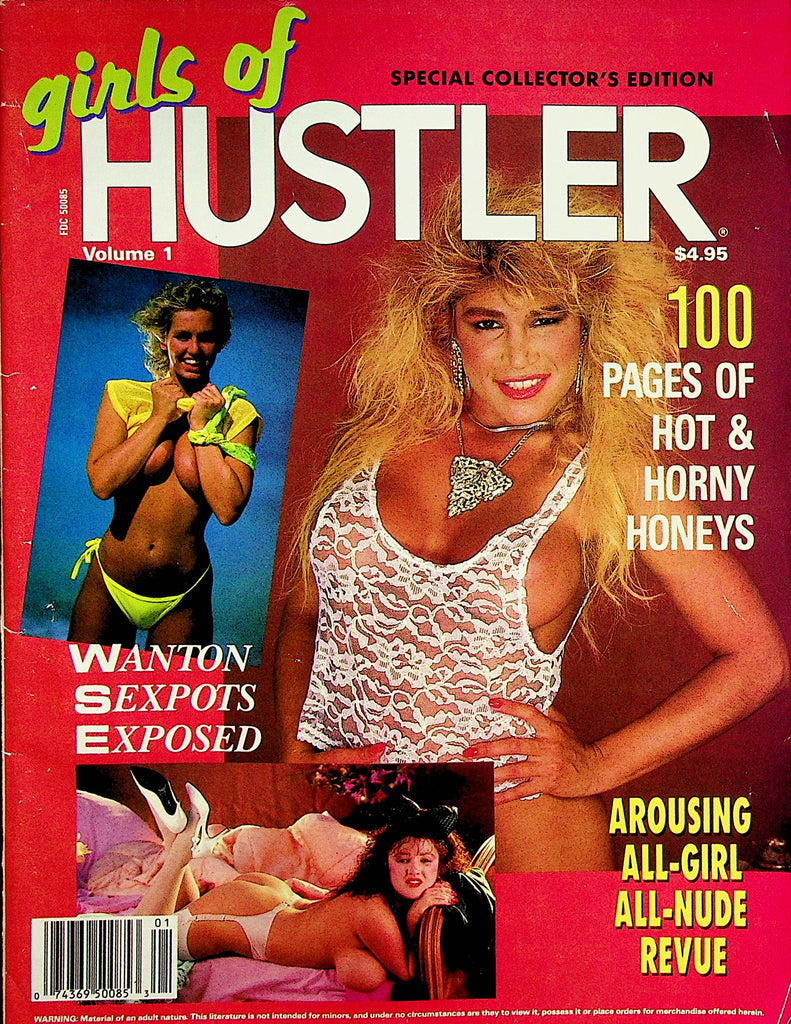Girls Of Hustler Magazine  Stacey Owens / 100 Pages Of Hot & Horny Honeys Collector Edition vol.1 1989   112022lm-p