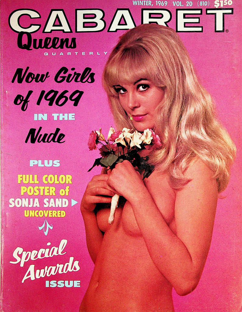 Cabaret Queens Quarterly Magazine  Covergirl Sonja Sand  Special Awards Issue vol.20  Winter 1969    062322lm-p