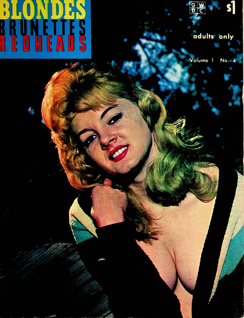 Blondes Brunettes Redheads Busty Magazine   vol.1 #4  1961    071422lm-p