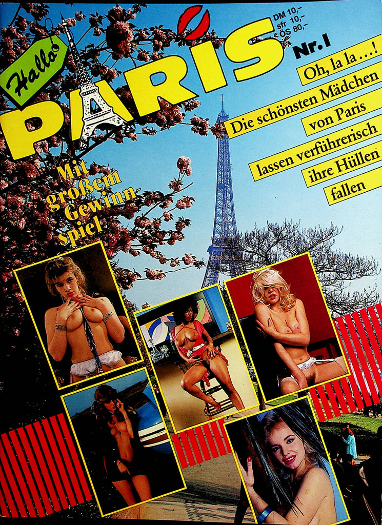 Hallo Paris German Busty International Magazine  Lena / Juliet  #1 1985    030122lm-p2