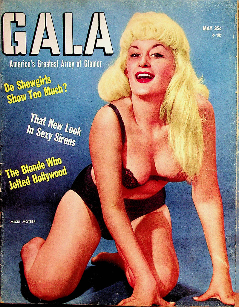Gala Vintage Magazine  Covergirl Micki Moteef  May 1961    091222lm-p