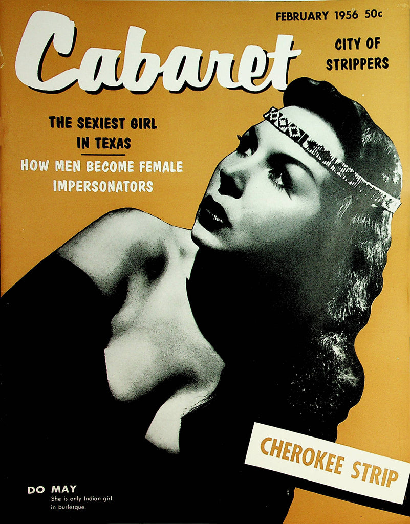 Cabaret Magazine  Covergirl D May  Cherokee Strip  February 1956   071221lm-sh