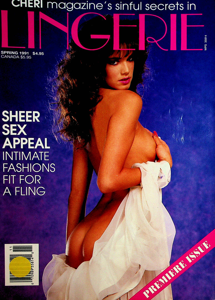 Autographed Cheri Lingerie Magazine  Racquel Darrian/ Julia Parton  w/COA  Spring 1991  100821lm-dm