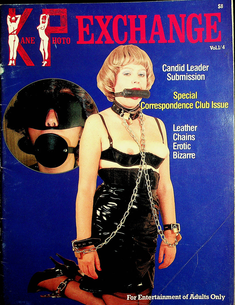 Kane Photo Exchange Magazine  Leather, Chains, Erotic, Bizarre  vol.1 #4 1988     010822lm-dm