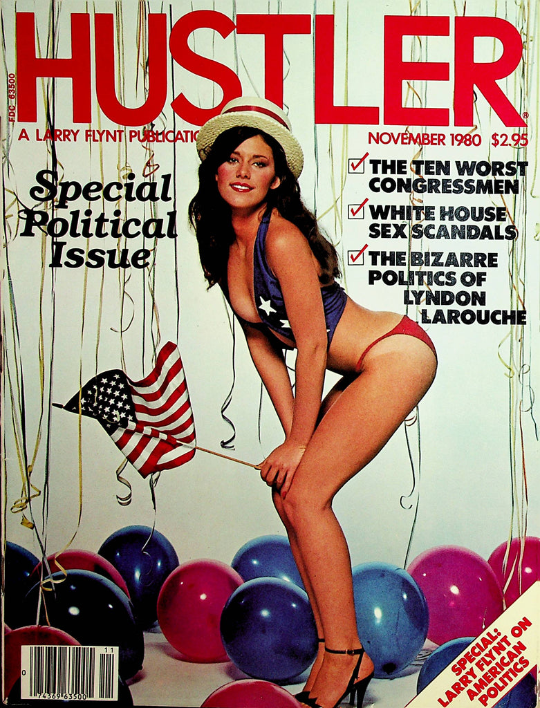 Hustler Magazine  Centerfold Girl Dawn/ Special Political Issue  November 1980   011122lm-dm