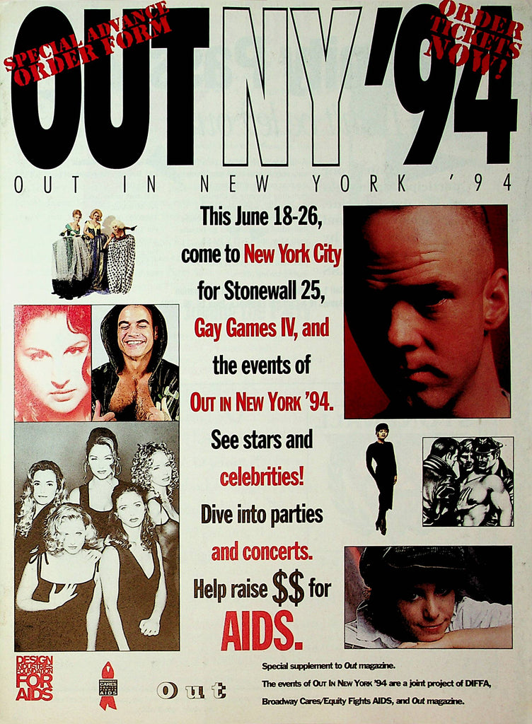 Out NY '94 Supplement Magazine  1994    092821lm-dm