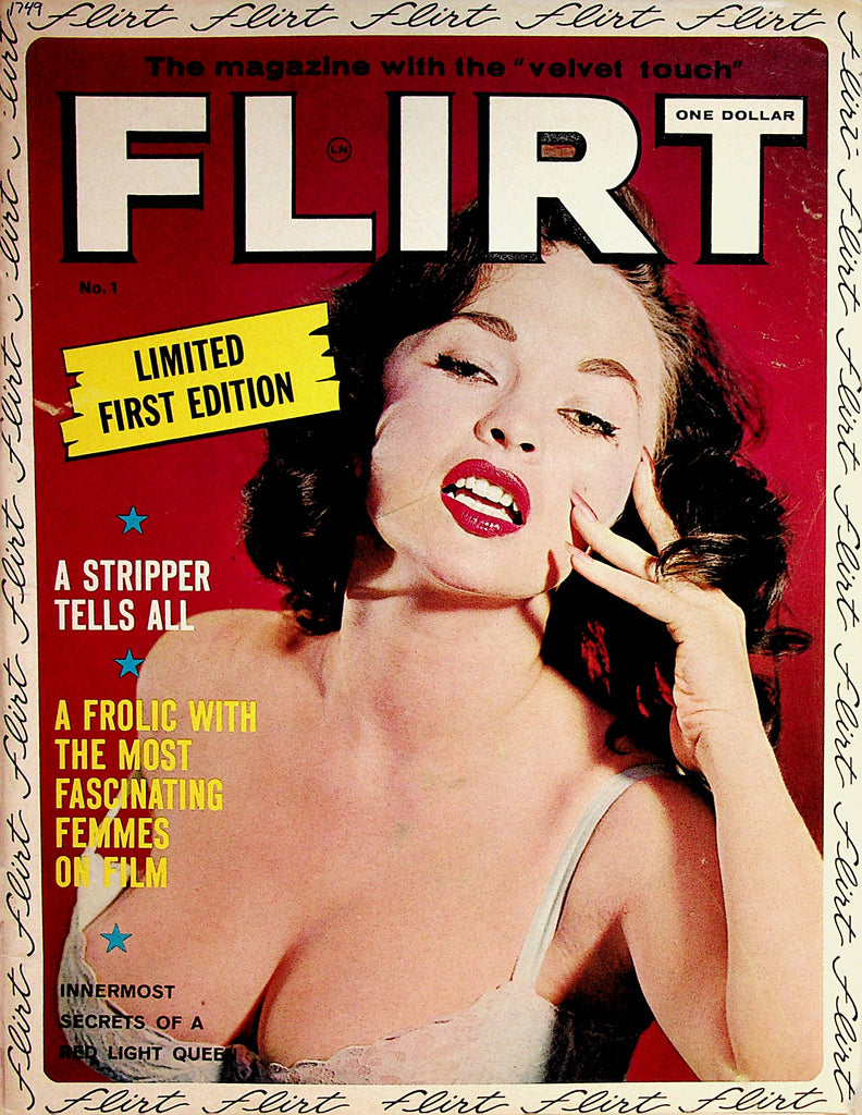 Flirt Vintage Magazine  Roving Redhead Fran De Von  Limited First Edition  1960's  062722lm-p