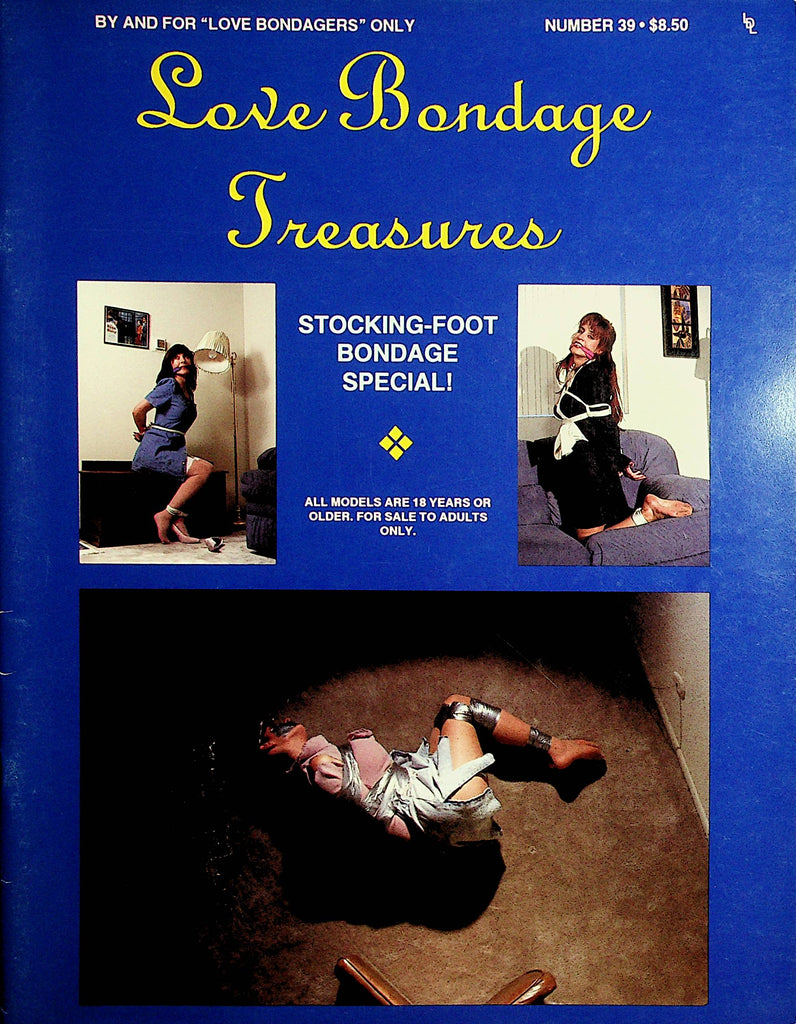 Love Bondage Treasures Magazine  Stocking-Foot Bondage Special! #39 1992 London Enterprises   011322lm-dm