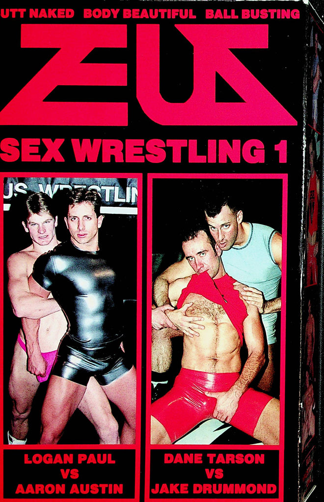 Zeus Sex Wrestling 1 Gay VHS  Logan Paul vs. Aaron Austin  1996   032723lm-p vhs