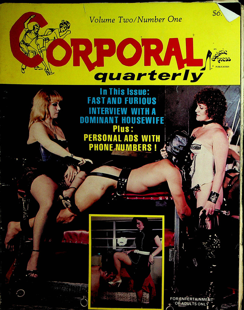 Corporal Quarterly Magazine  Interview With A Dominant House Wife vol.2 #1  1981 Esoteric Press   123021lm-dm