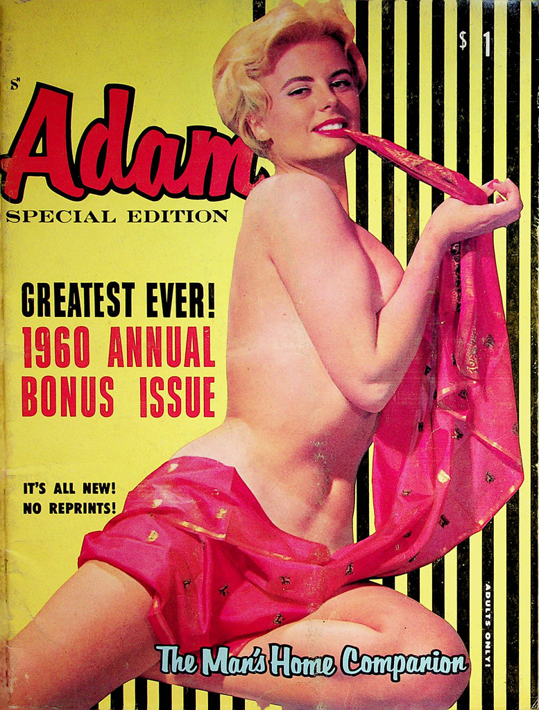 Adam Special Edition Magazine  Covergirl Lynn Hayward  1960 Annual Bonus Issue     062422lm-p