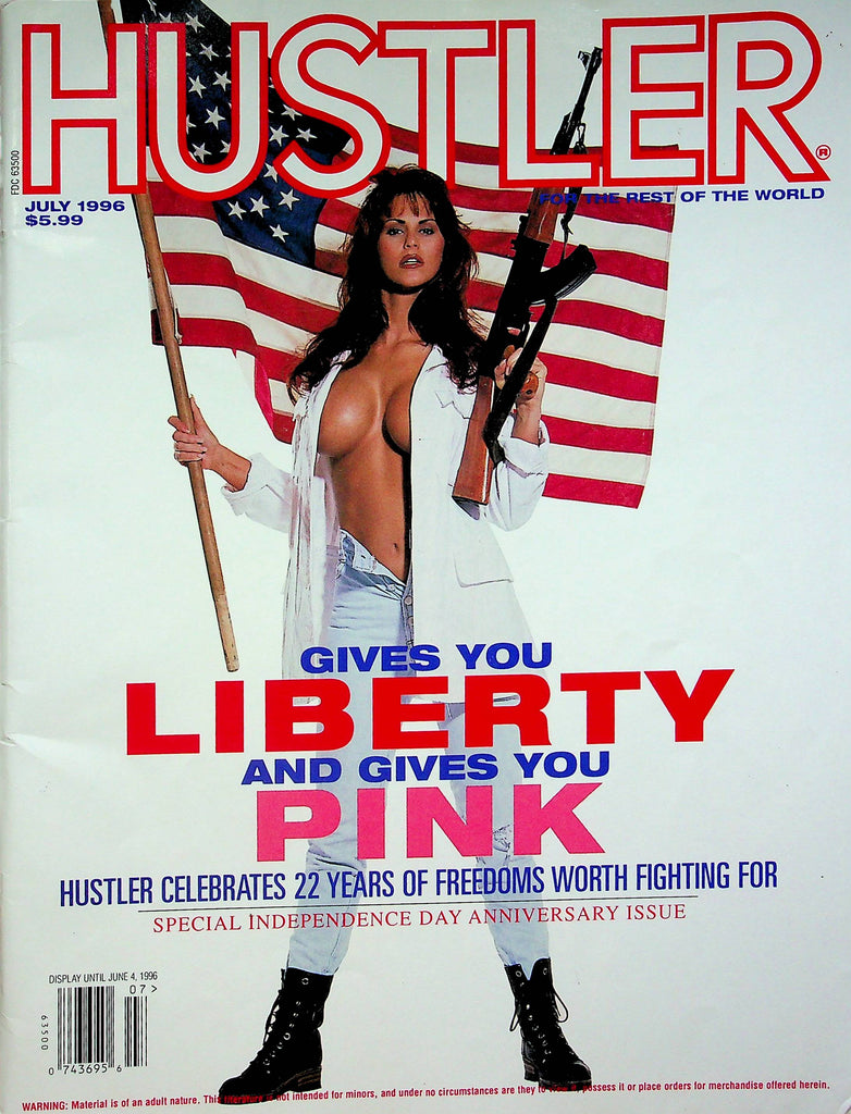 Hustler Magazine 22nd Anniversary Of Independence Day July 1996 071522RP