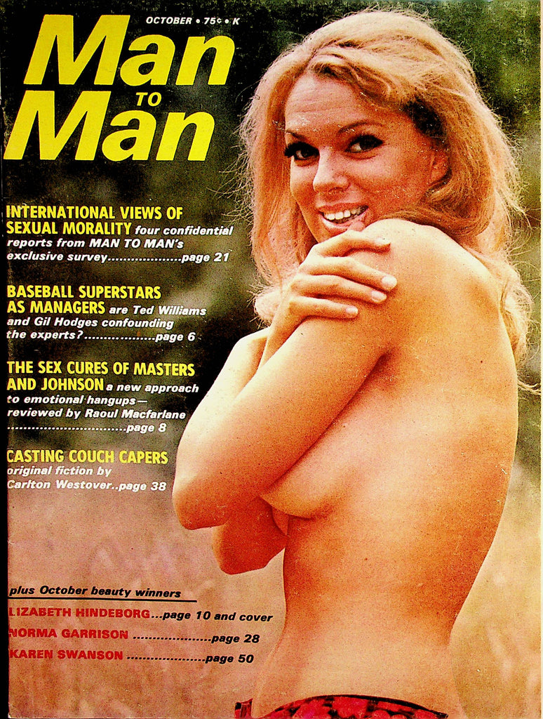 Man To Man Busty Magazine  Covergirl Lizabeth Hindeborg  October 1970    071422lm-p2