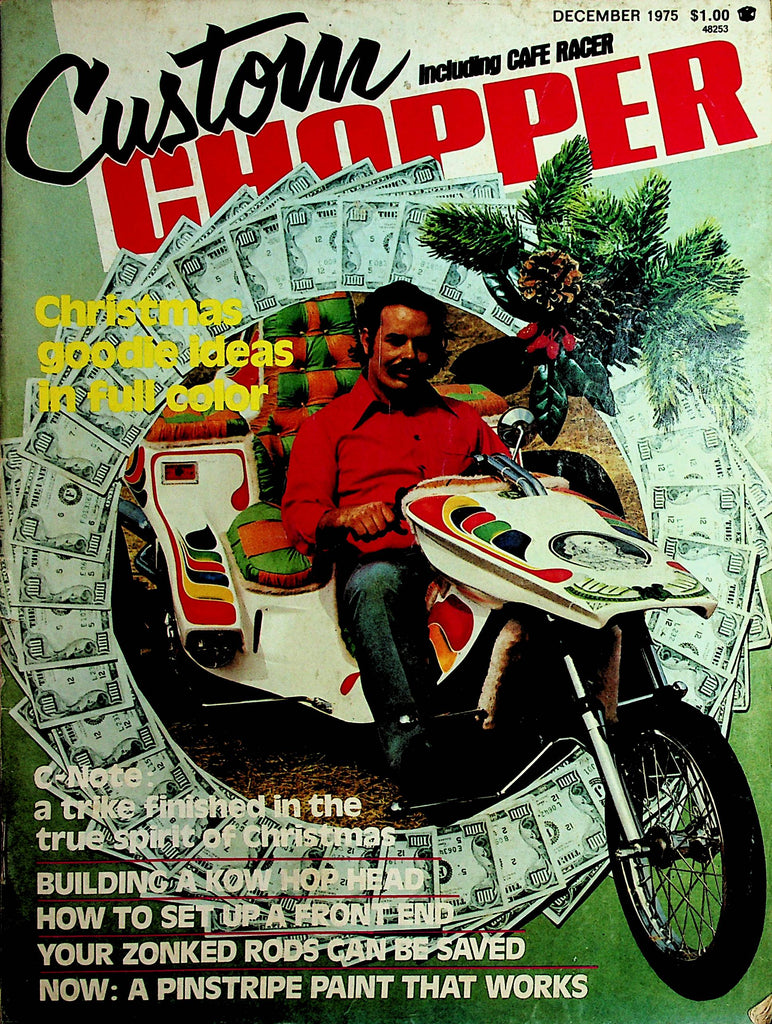Custom Chopper Magazine  Christmas Goodies Ideas  December 1975      112021lm-dm