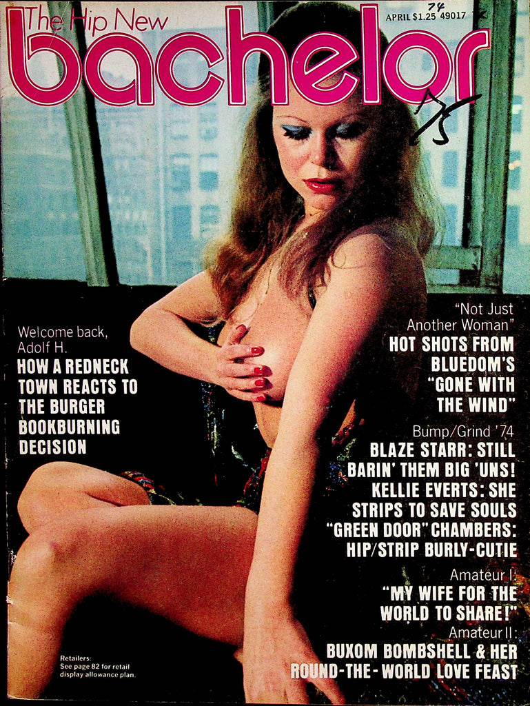 Bachelor Busty Magazine  Roberta Pedon / Blaze Starr  April 1974    101922lm-p3