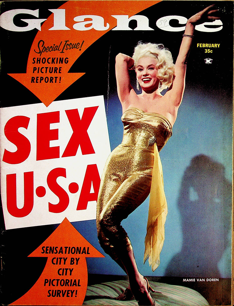Glance Vintage Magazine  Mamie Van Doren  February 1959  Special Issue   071322lm-p