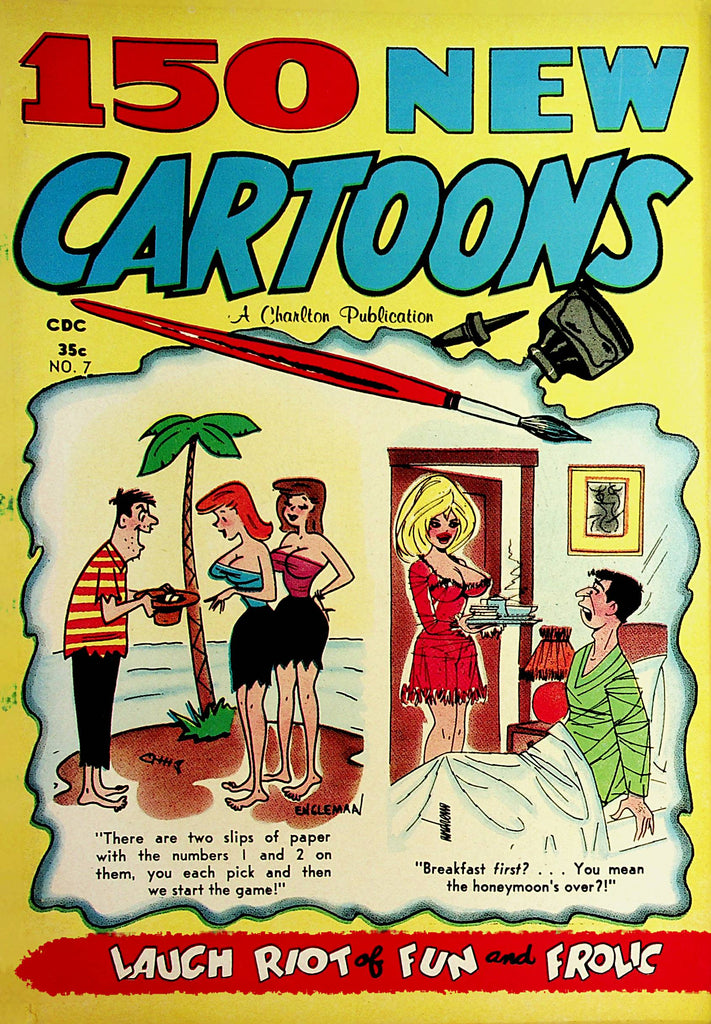 150 New Cartoons Vintage Magazine  Laugh Riot Of Fun And Frolic  #7 1964  100421lm-dm