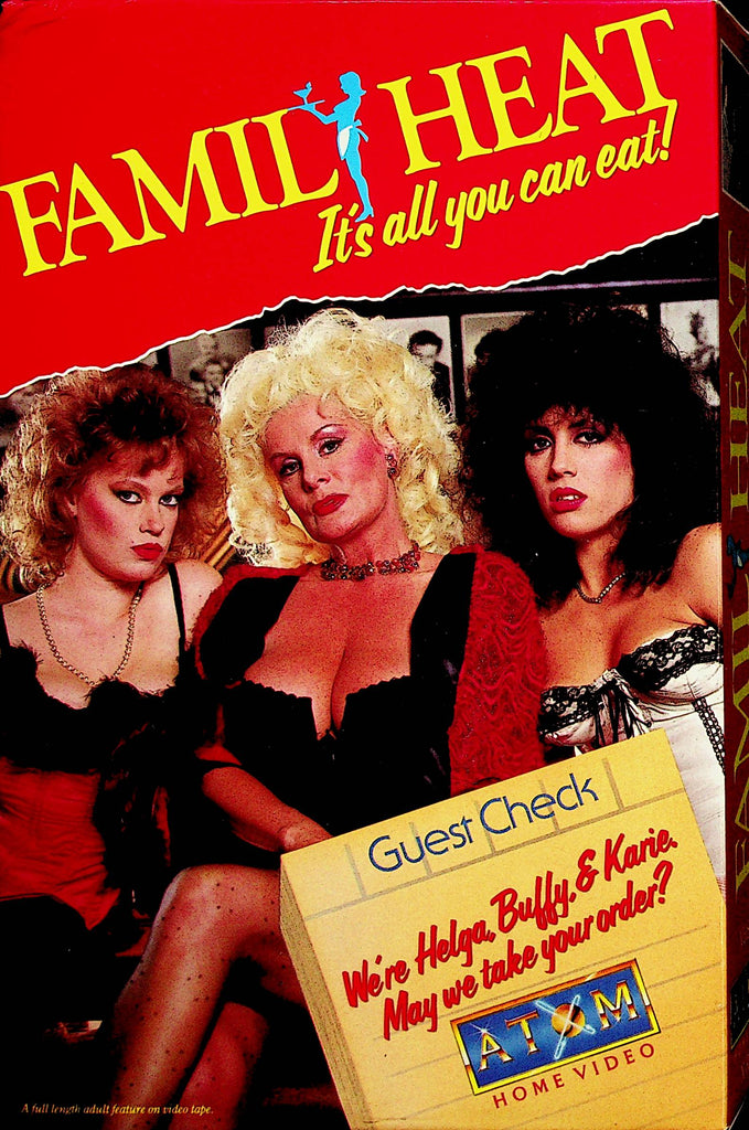 Family Heat VHS Movie  Helga, Buffy Davis, Herschel Savage  1985 Atom Home Video   031523lp-vhs2