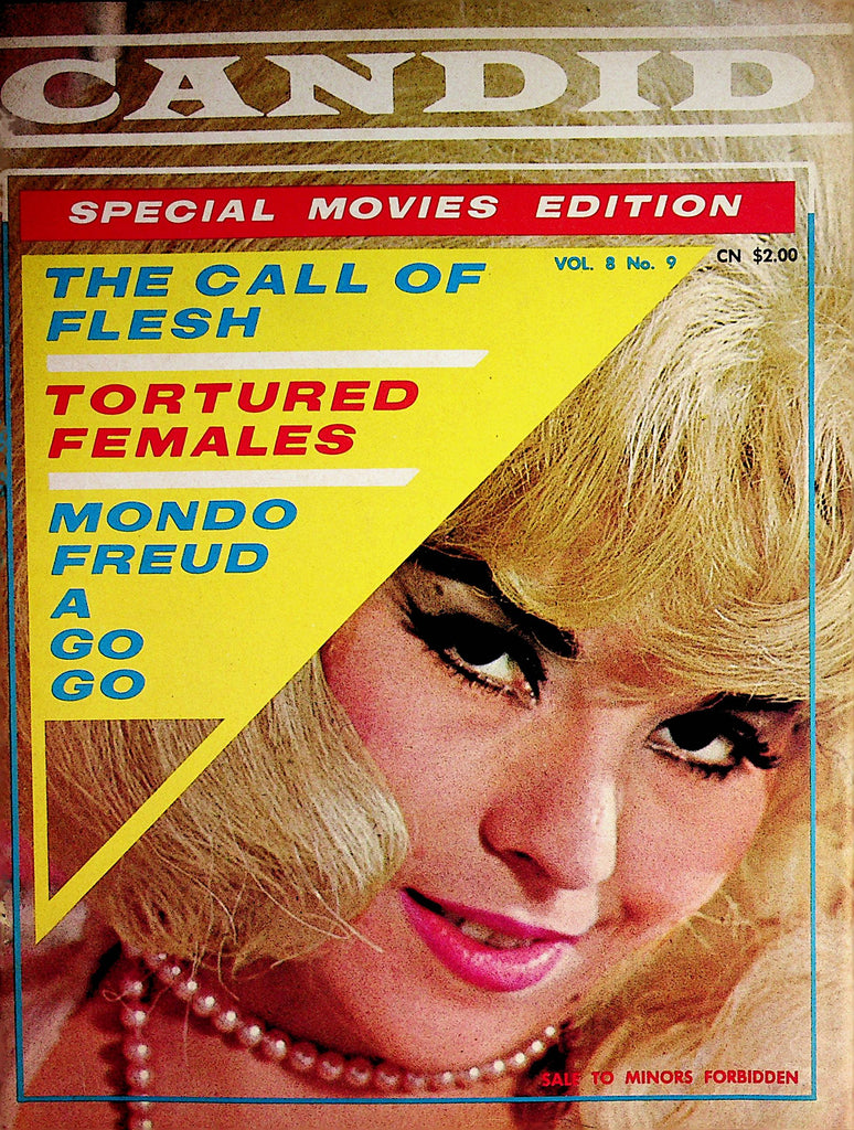 Candid Magazine  Special Movies Edition - The Call Of Flesh/ Mondo Freud A Go Go vol.8 #9 1966     062122lm-p2