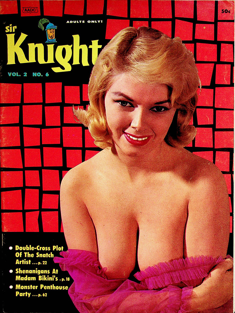 Sir Knight Busty Vintage Magazine  Centerfold Girl Terry Higgins  vol.2 #6 1961    070522lm-p
