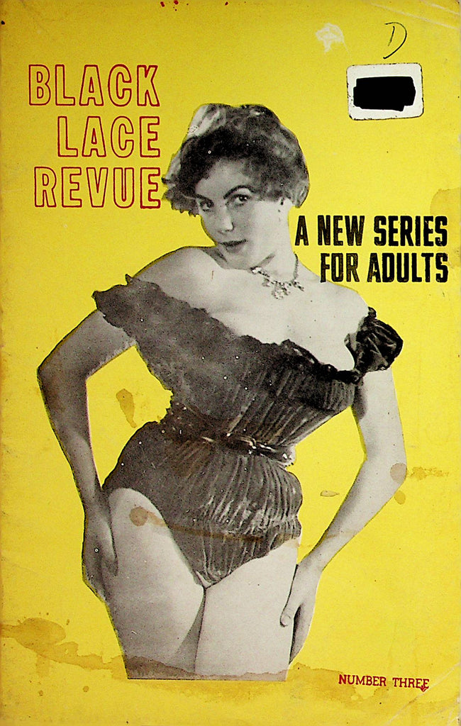 Black Lace Revue Vintage Magazine #3 1950's    081922lm-p