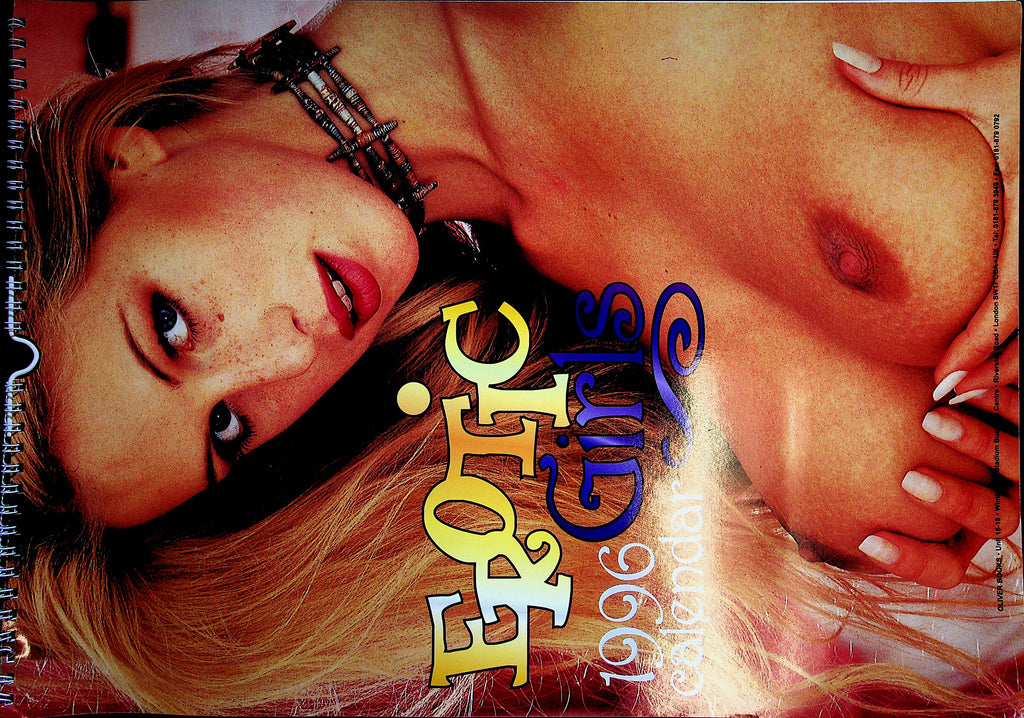 Erotic Girls 1996 International Wall Calendar  16 1/2" x 11 1/2 "  London     041323lm-pcal