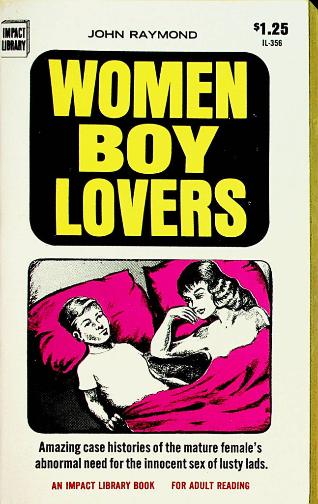 Women Boy Lovers Adult Novel by John Raymond  1969   092221lm-dm