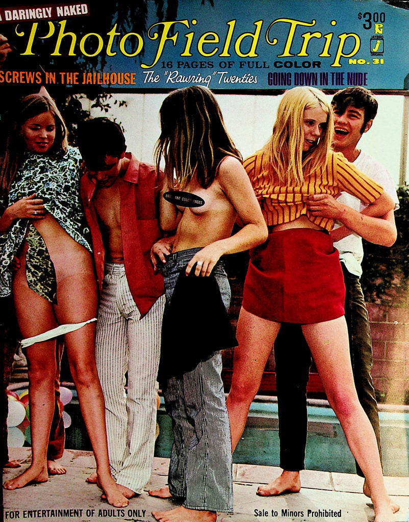 A Daringly Naked Photo Field Trip Magazine  Going down In The Nude  #31 1970    062822lm-p2