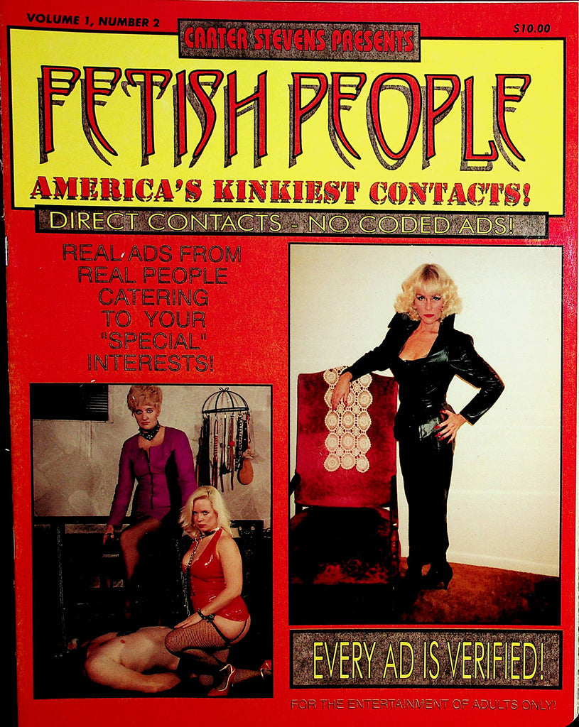 Fetish People Contact Magazine  vol.1 #2  1996  Carter Stevens    010222lm-dm