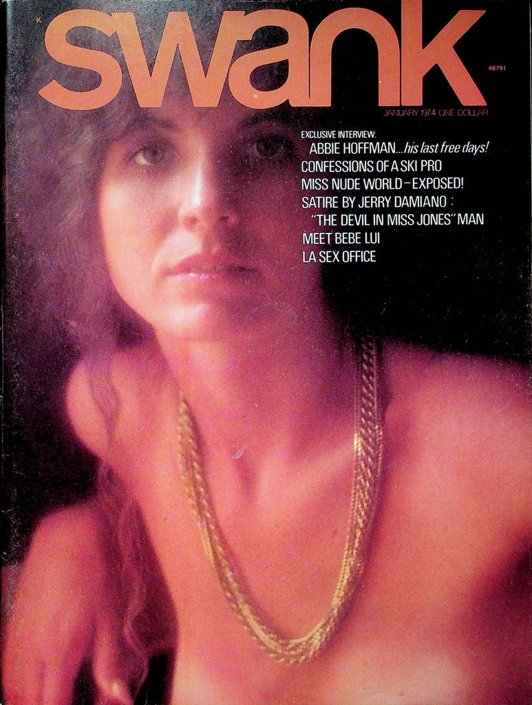 Swank Magazine Ft. Abbie Hoffman Interview & Miss Nude World Exposed January 1974 032023RP