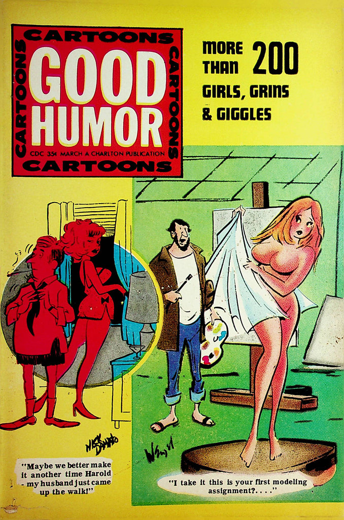 Good Humor Cartoons Vintage Magazine  200 Girls, Grins & Giggles  #38 March 1971    100421lm-dm